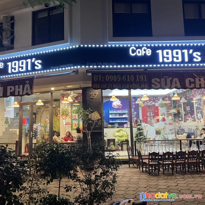 Chính chủ cần sang nhượng lại quán cafe mặt tiền dài, vỉa hè rộng, decor các thứ đầy đủ chỉ việc