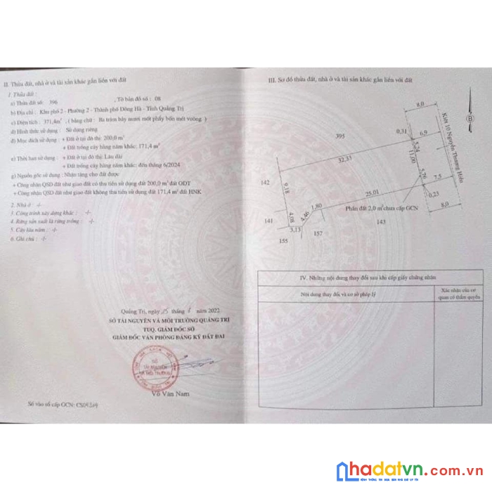 Bán lô đất mặt tiền đẹp tại kiệt 10, nguyễn thượng hiền, khu phố 2, phường 2, đông hà, quảng trị