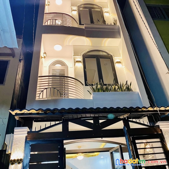 Nhà mới 4 tầng nguyễn thượng hiền, phú nhuận, 46m2 - 4 tầng - hẻm ba gác thông