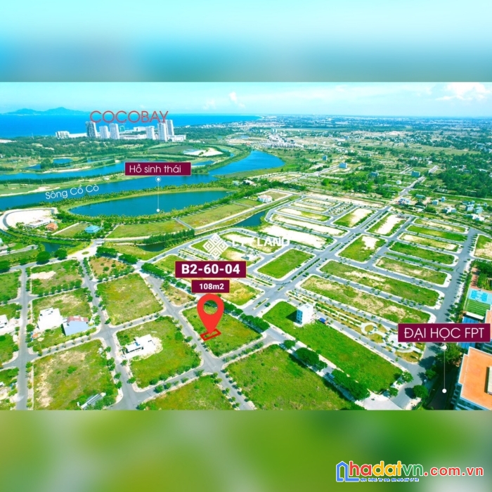 Chính chủ gửi bán nhanh lô 108m2 khu đô thị fpt đà nẵng