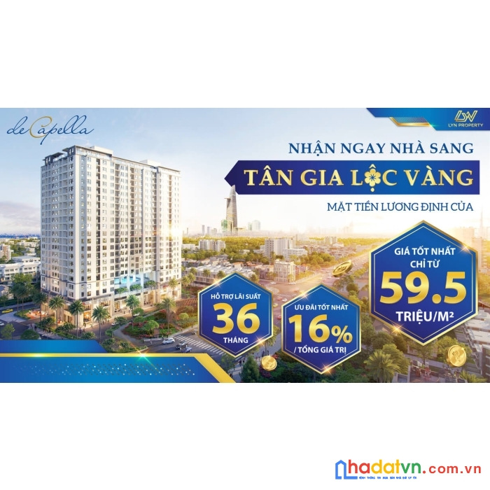 Tậu ngay căn hộ chung cư de capella q2 giá ổn cùng với nhiều ưu đãi từ cđt