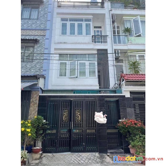 Nhà 4 tầng gần nguyễn ảnh thủ, ngang 4,5m hẻm xe hơi 5m