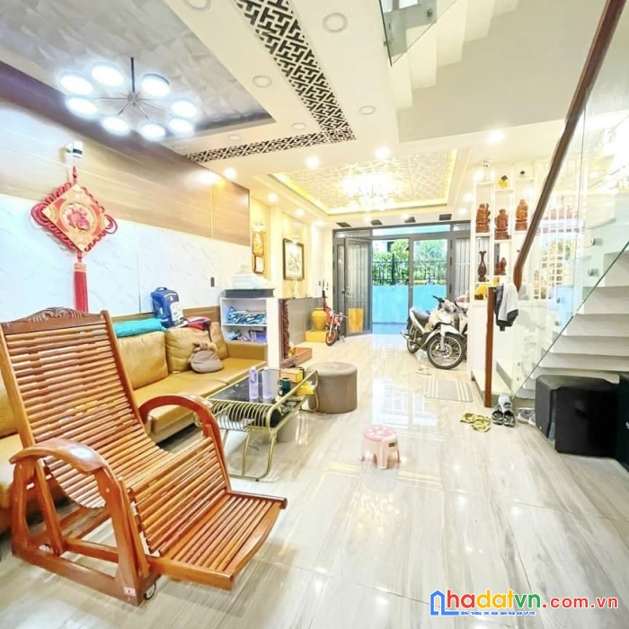Nhà 1 trệt 2 lầu khu kiều đàm ô tô trước cửa trần xuân soạn phường tân hưng quận 7