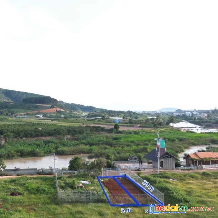 Bán lô đất bồng lai riverside view sông đa nhim giá chỉ 1.95 tỷ