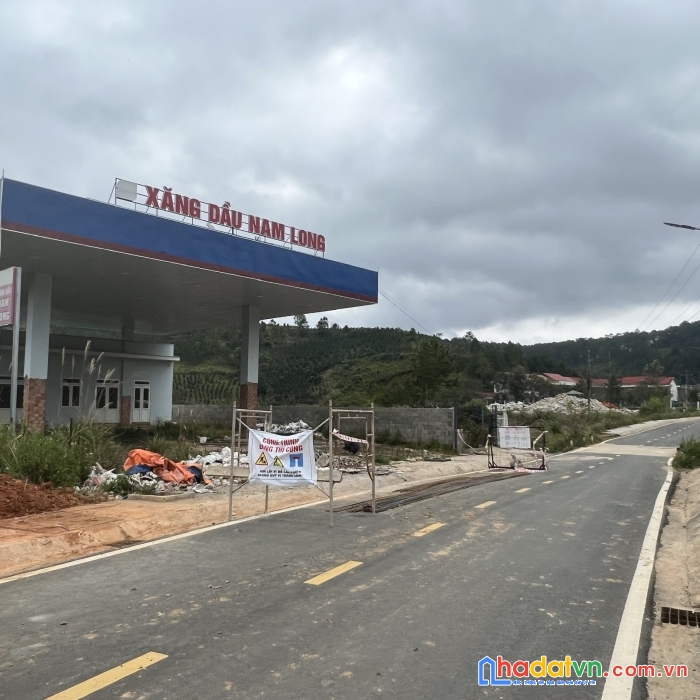 Lô 6: cần bán cây xăng mới xây dt 1000m2 tại xã đạ chais, huyện lạc dương, tỉnh lâm đồng.