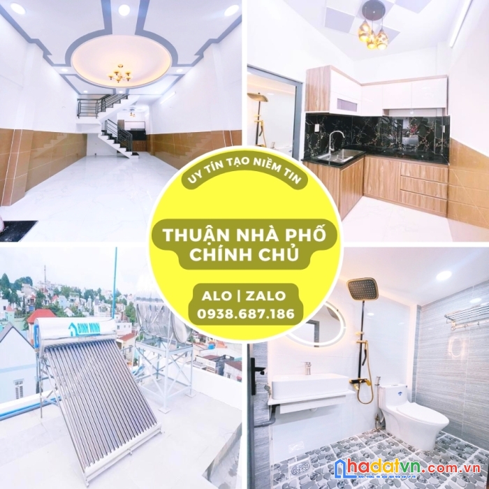 Nhà bán gò vấp, quang trung, 2 tầng mái đúc full nội thất, chỉ 2 tỷ 38