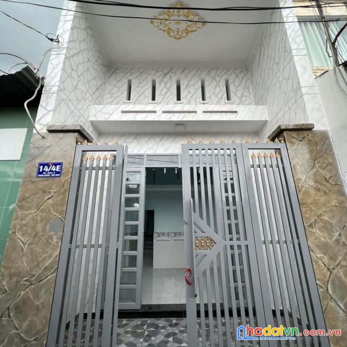 Rẻ nhất trung chánh hóc môn nhà 45m2 ngang đẹp 4m giá 2.8 tỷ.