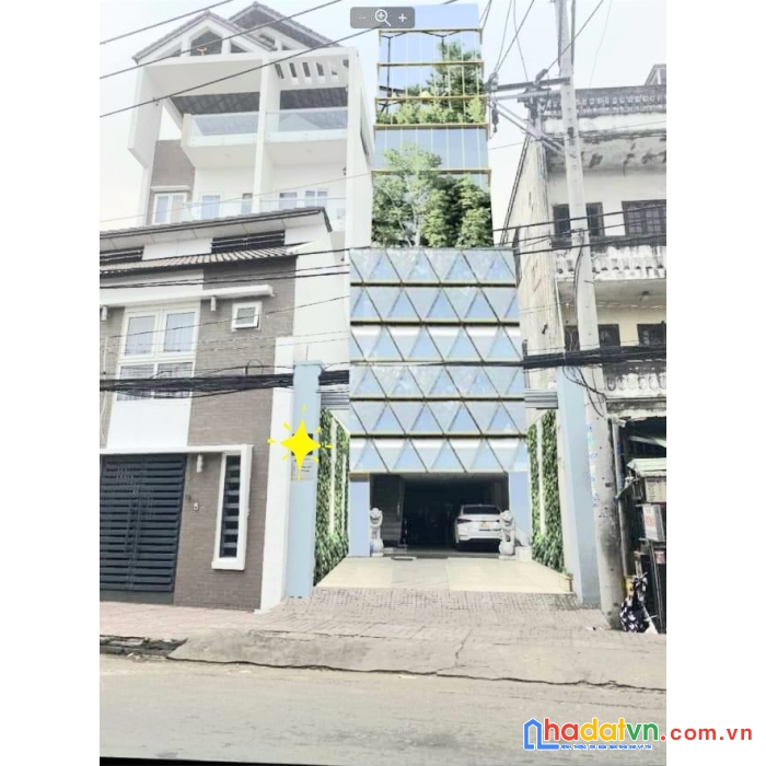 Mặt tiền kinh doanh cao ốc nguyễn khoái dt 260 m ngang 5.2 x 50  m 7 tấm 
có 259 triệu q4