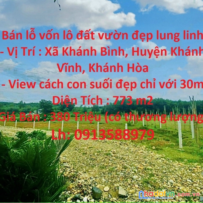Tranh thủ lúc còn xuân - em khai trương lô view suối giảm mạnh 5o%