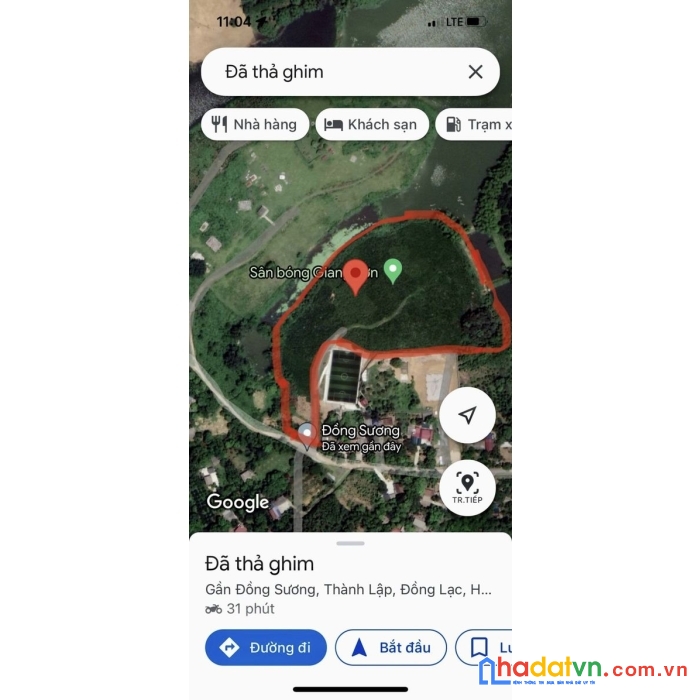 Bán đất mặt hồ đồng xương - tay chạm nước - 19000m giá rẻ