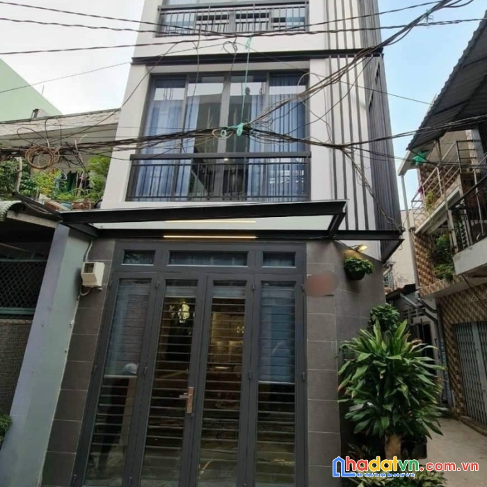 Bán nhà lê đức thọ gò vấp 28m2 3 tầng lô góc mới ở ngay 3 tỷ 8 hẻm thông