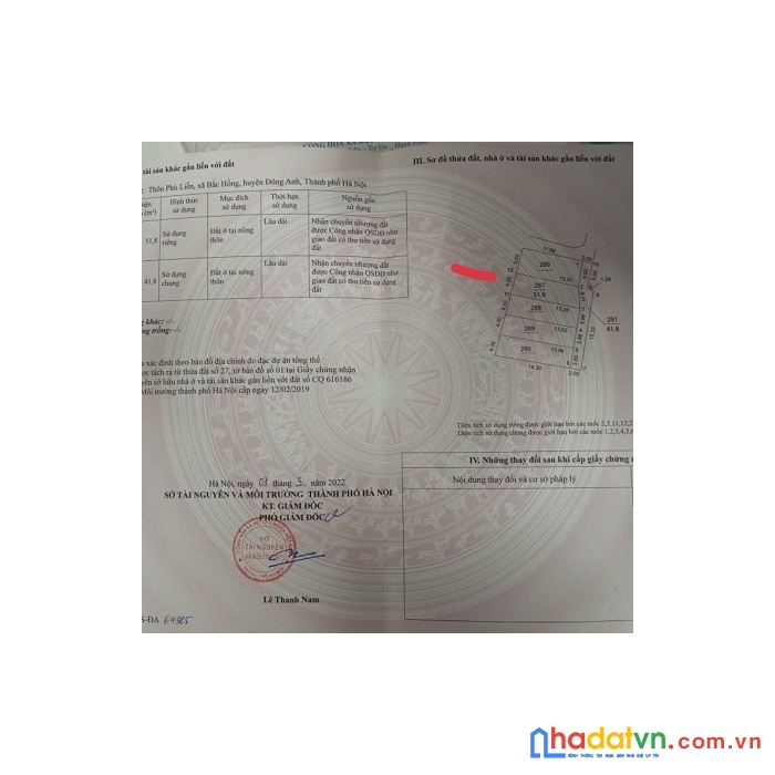 Chính chủ bán 51,8m2 đất ngõ 16 phù liễn, bắc hồng, đông anh, hà nội