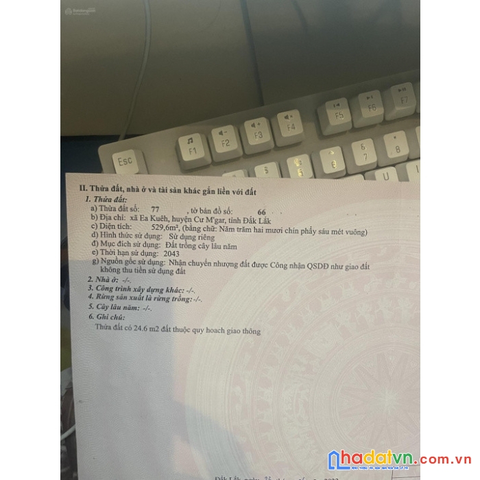 Tôi cần bán mảnh đấtxã ea kuếh, cư m'gar, đắk lắk