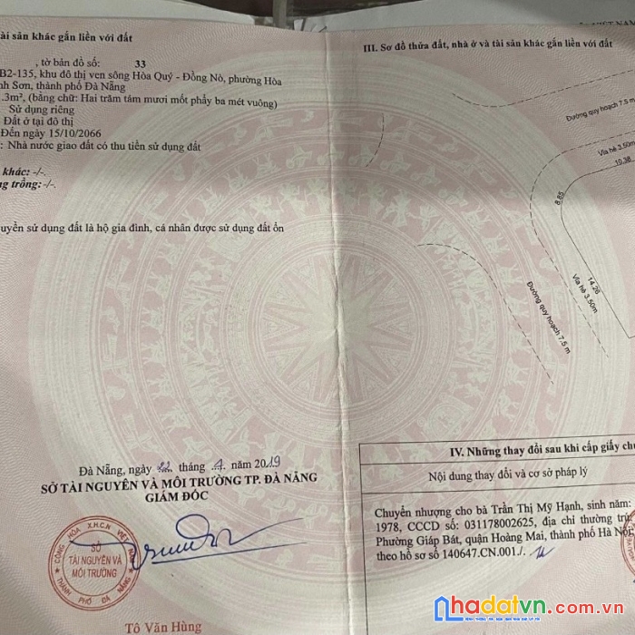 Đất chính chủ cần bán tại khu đô thị ven sông hòa quý - đồng nò- đà nẵng