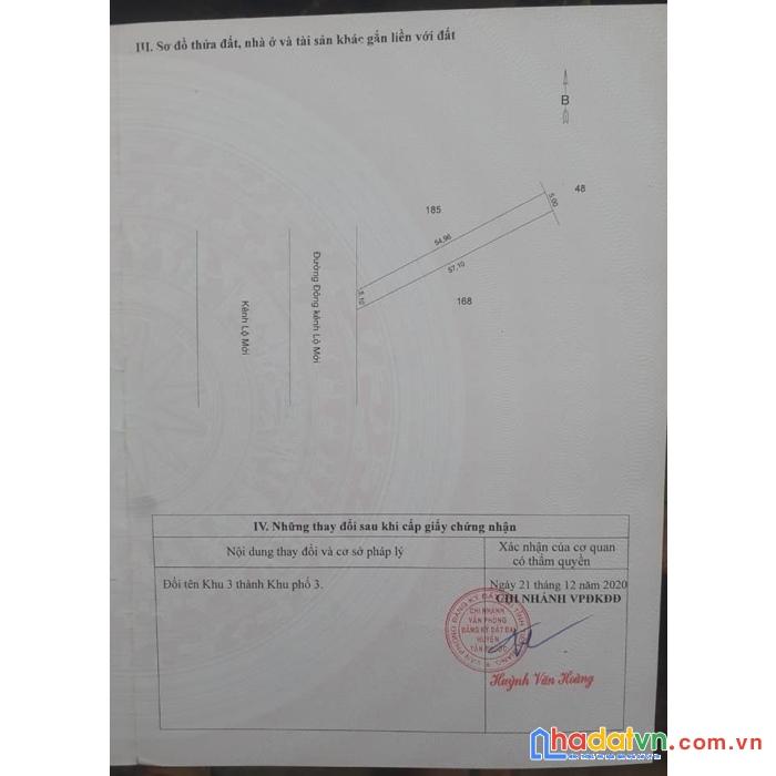 Chính chủ cần bán nhanh đất thổ cư tại tt mỹ phước, tân phước, tiền giang