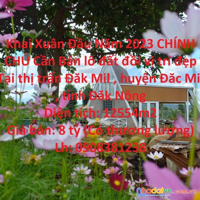 Khai xuân đầu năm 2023 chính chủ cần bán lô đất đồi vị trí đẹp tại tỉnh đăk nông