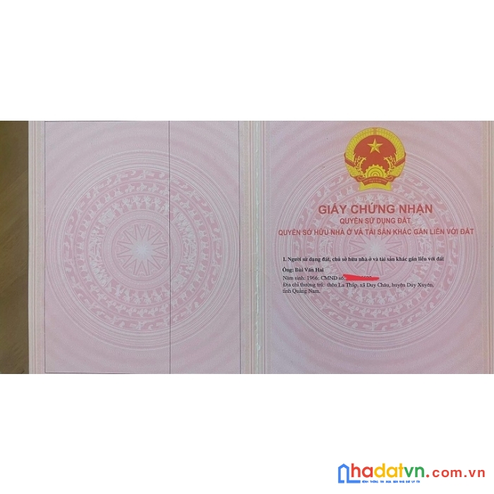 Chính chủ cần bán gấp lô đất đẹp giá  đầu tư tại duy xuyên - quảng nam