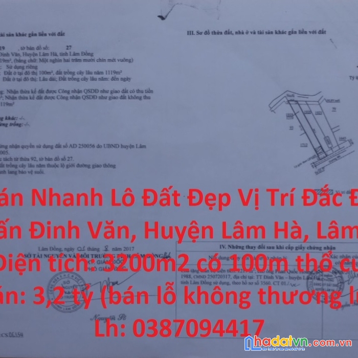Vì hoàn cảnh khó khăn không cứu vãn được nữa có miếng đất của bố mẹ để lại