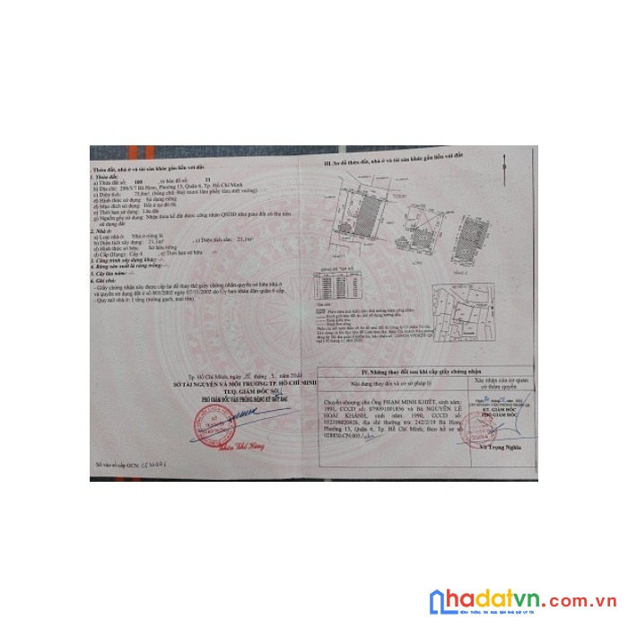 Chính chủ bán nhà nguyên căn đường bà hom, phường 13, quận 6