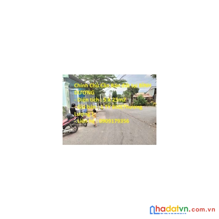 Chính chủ cần bán đất tại bình dương