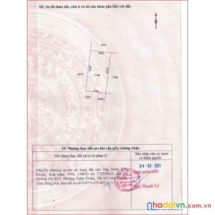 Chính chủ cần bán lô đất 200m2 tại đức hòa - long an