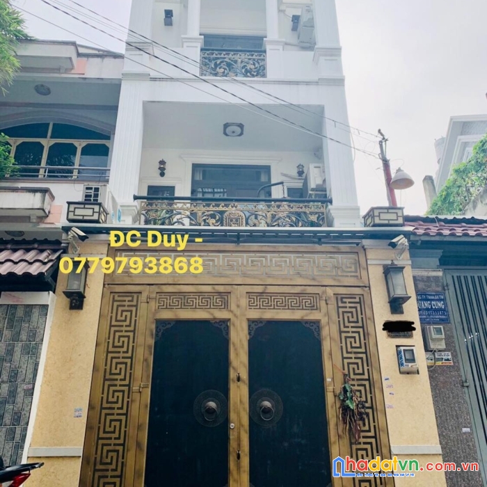 Nhà đẹp 4 lầu 4 pn - chủ tặng toàn bộ nội thất trị giá 1tỷ - hẻm 6m ô tô vòng vòng - 72m2 nhỉnh 6