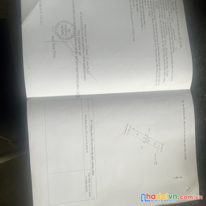 Cần bán gấp lô đất vị trí đẹp tại phú an, bến cát gần ngã tư phú thứ