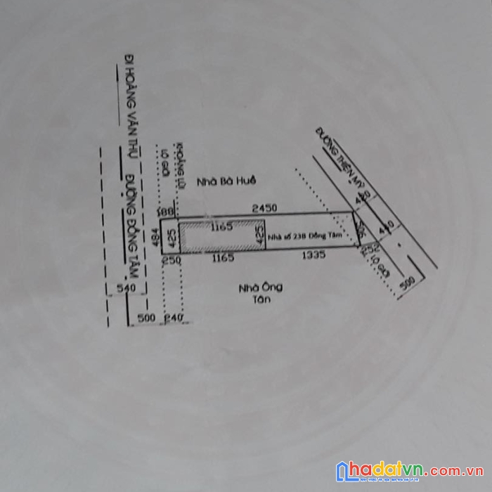 Bán đất 2 mặt tiền đường đồng tâm thiện mỹ đà lạt 135m2