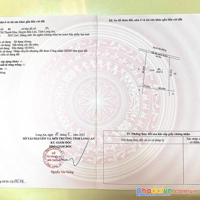 Nhanh tay sở hữu ngay lô đất đẹp tại tỉnh long an