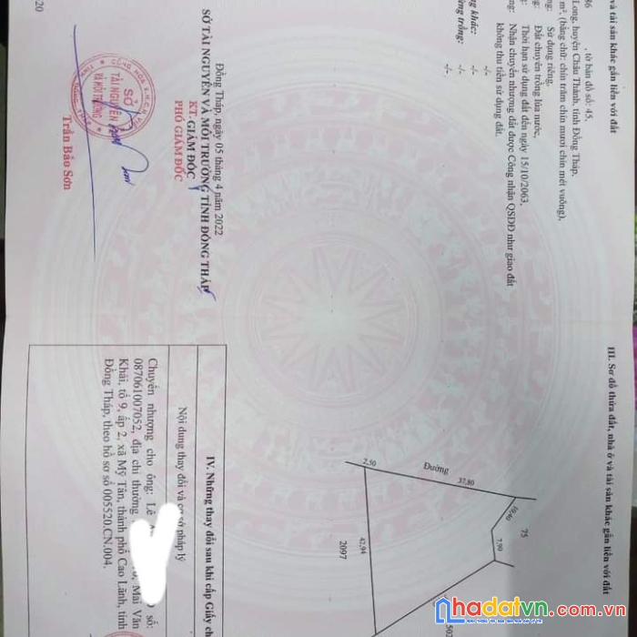 Chính chủ cần bán đất ruộng giá rẻ tại xã phú long, châu thành, đồng tháp