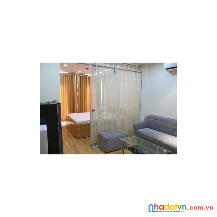 Cho thuê căn hộ 1 phòng ngủ, 1 phóng khách và bếp