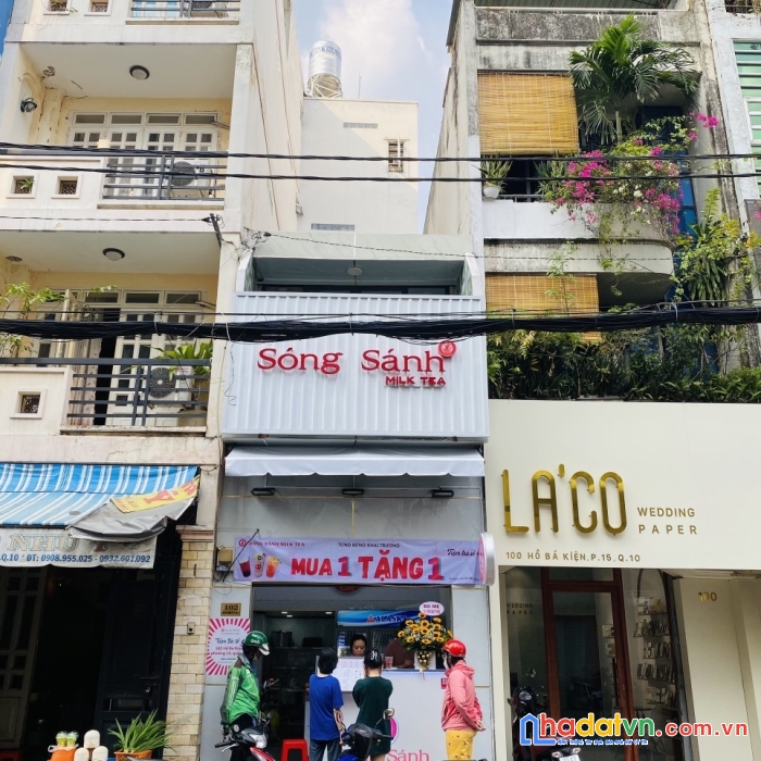 Giảm 600 triệu bán nhanh nhà quận 10 ngay mặt tiền hồ bá kiện