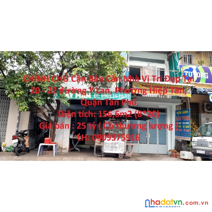 Chính chủ cần bán căn nhà vị trí đẹp tại quận tân phú