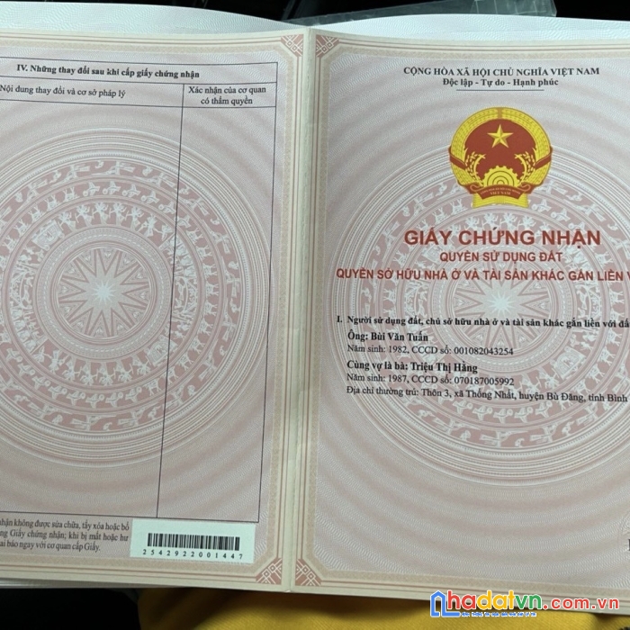 Chính chủ cần bán gấp lô đất vị trí siêu đẹp – giá đầu tư tại bù đăng