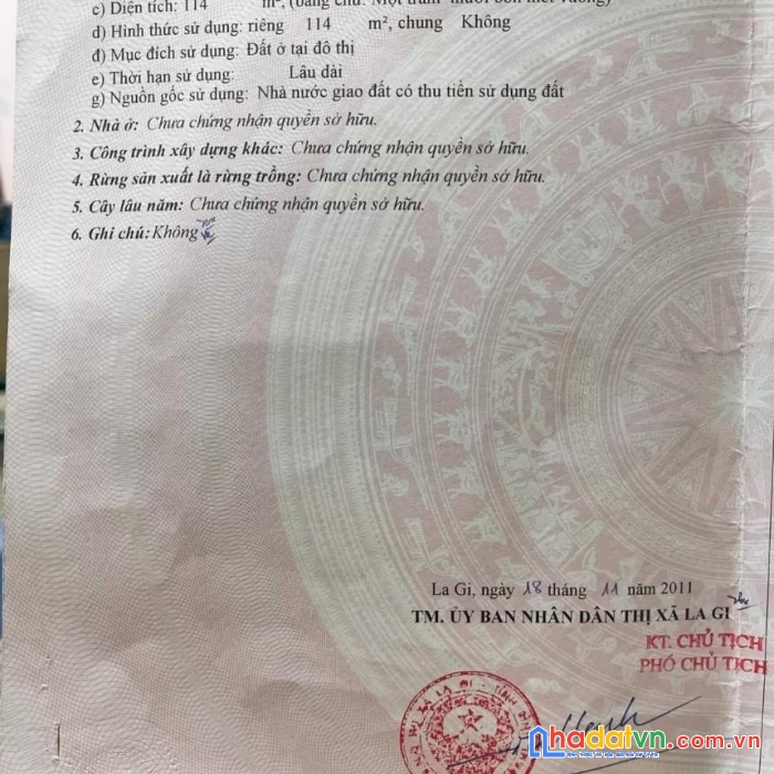 Chính chủ cần bán gấp căn nhà mặt tiền đường nguyễn thái học - thị xã lagi - bình thuận