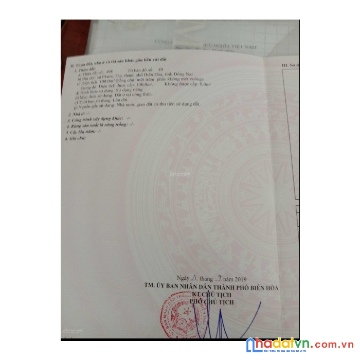 Chính chủ cần bán gấp lô đất mặt tiền đường võ nguyên giáp