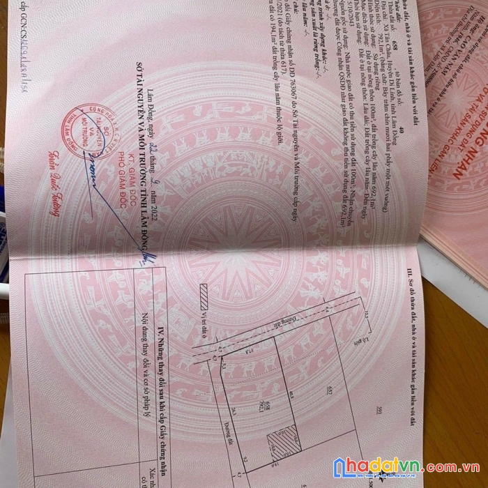 Sở hữu ngay lô đất đẹp tại thôn 7, xã tân châu, huyện di linh, lâm đồng