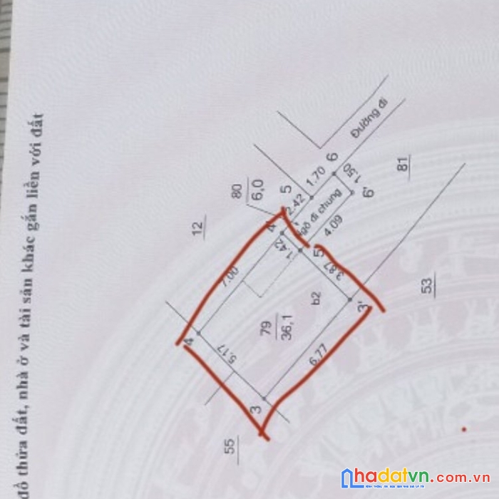 Bán đất tặng nhà phố hoàng ngân, thanh xuân, diện tích 36m2 cách mặt phố 15m giá 100 triệu/m2