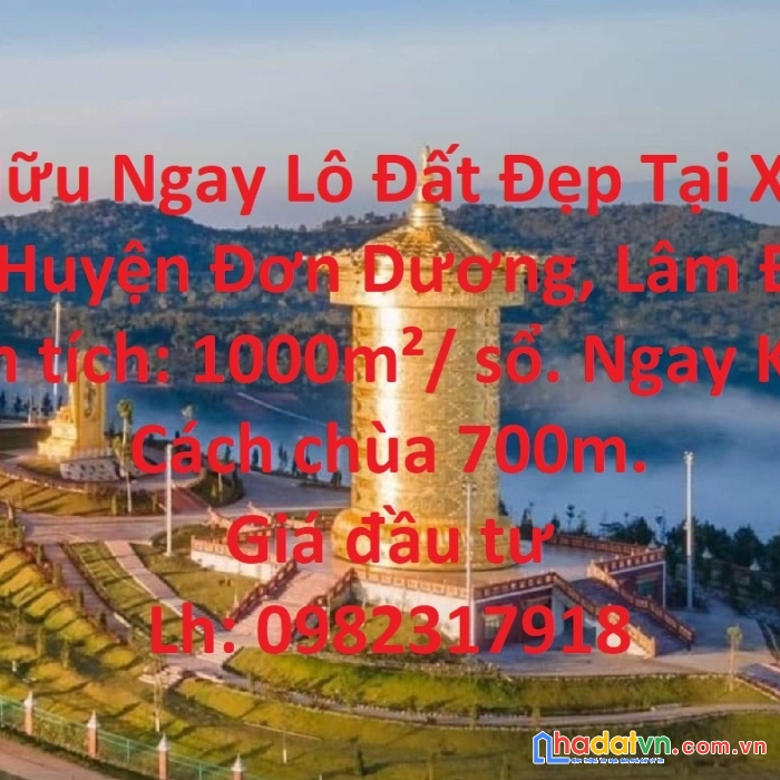 Sở hữu ngay lô đất đẹp tại xã tu tra, huyện đơn dương, lâm đồng