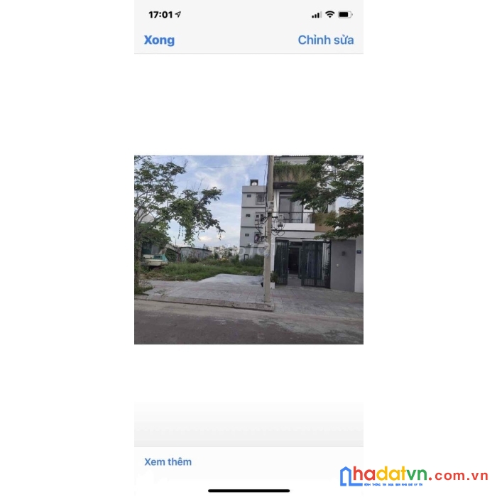 Cần bán đất thổ cư có dt 117.5 m2 nằm ở phường hòa xuân, quận cẩm lệ, đà nẵng