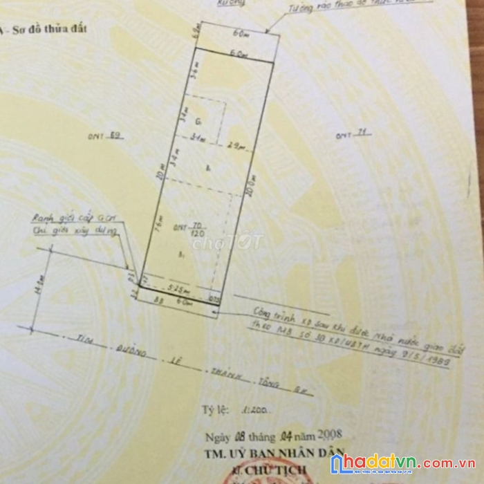 Do nhu cầu không sử dụng cần bán nhà mặt tiền xã quang trung, thị xã bỉm sơn, thanh hóa