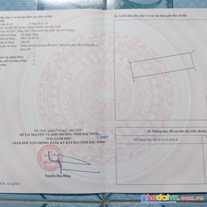 Duy nhất lô đất dãy lk10 dự án dmc thuận thành, sẵn sổ hồng hướng đông, giá 2,95 tỷ