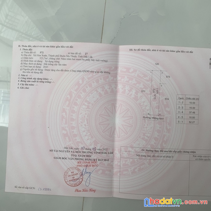 Sở hữu ngay lô đất vị trí đắc địa tại  tp buôn ma thuột, đak lak