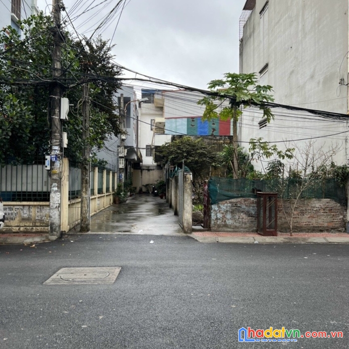 Bán lô đất 65.8 m2, lô góc mặt đường nguyễn khoa dục, cát bi, giá 5.26 tỷ