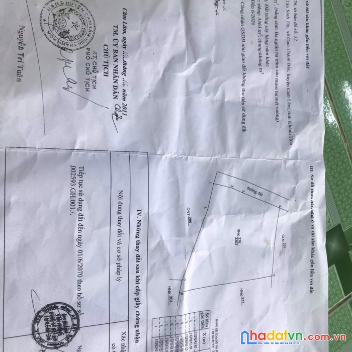 Sở hữu ngay đất đẹp tại xã cam thành bắc, huyện cam lâm, tỉnh khánh hoà