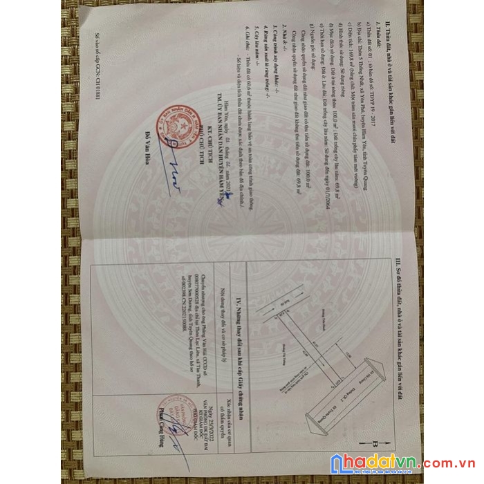 Chính chủ cần bán nhanh lô đất có sẵn nhà ở thôn 5 thống nhất, xã yên phú, huyện hàm yên, thành