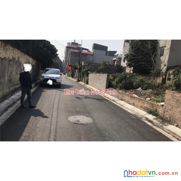 3.3 tỷ, mrs diễm cần bán 76m đất mặt tiền rộng du nội, mai lâm, đông anh