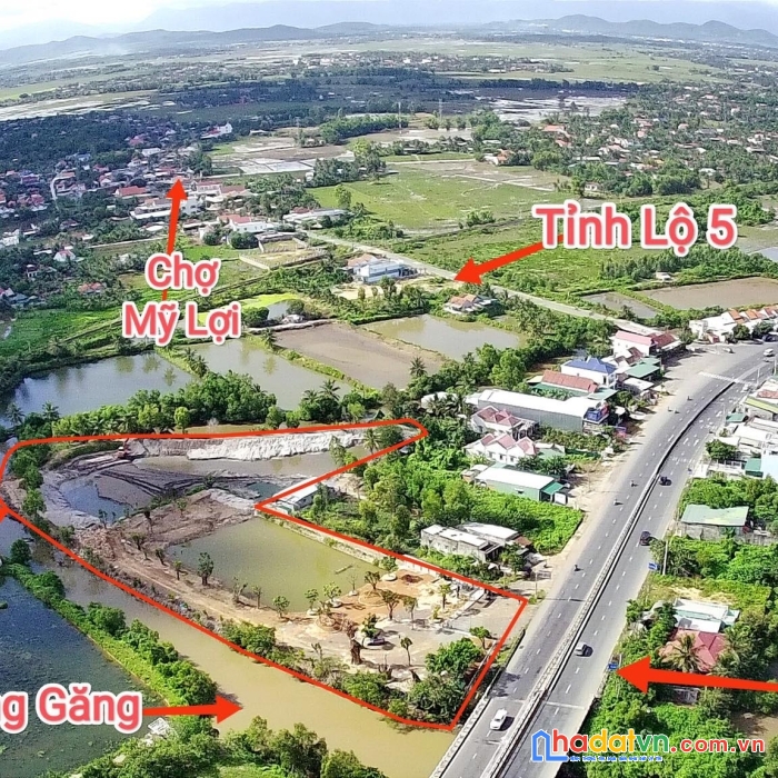 Bán đất mặt tiền ql1a giá chỉ 2tr1/m2 gần trạm thu phí ninh lộc ninh hoà lh 0985451850 xuyên