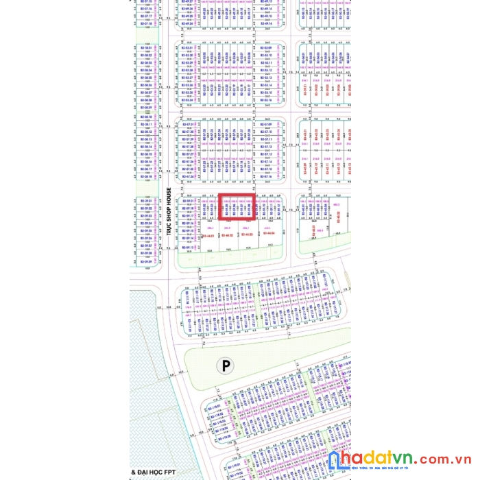 Cần bán lô đất 108m2 khu đô thị fpt để mở rộng kinh doanh.