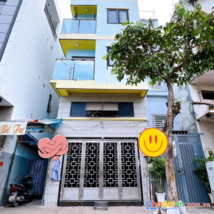 Mặt tiền khánh hội quạn 4 - ngang 4m - 4 tầng - 4 tỷ 300
